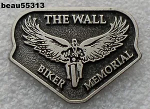 ⭐"THE TRAVEL WALL MOTOCICLISTA MEMORIAL AMA INDIO HARLEY CHALECO CHAQUETA PIN - Imagen 1 de 1