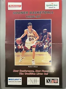 Poster gioco Oklahoma Sooners Vs Nebraska Basket 1996-97 -17x11 - Foto 1 di 2