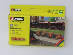 Noch N 14615 Coal Bins Steam Era Railyard Detail Accessory Laser-Cut Kit - Picture 1 of 2