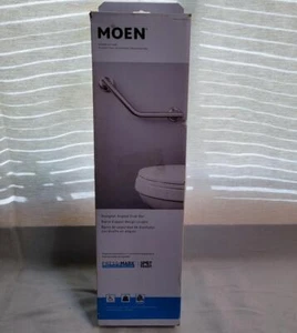 Moen Press and Mark 16" x 1-1/4" Designer abgewinkelter Haltegriff in gebürstetem Nickel - Bild 1 von 1