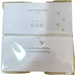 Joma Jewellery Silver A Little 'dog' Bracelet One Size