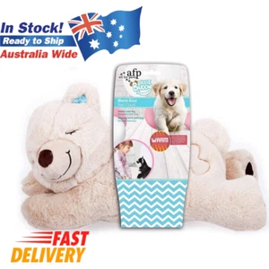 Puppy Warm Toy Bear Dog Heat Pack Comfort Plush Soft Toys Feeling Sleep Aid AFP - Bild 1 von 1