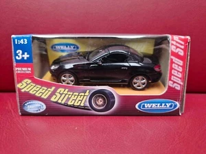 Welly 43011 Mercedes Benz SLK 350 closed roof black 1:43 MIB OVP die cast - Imagen 1 de 13