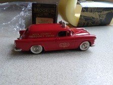 BROOKLIN BRK 26A CHEVROLET FIRE MARSHAL'S TRUCK "ROCK COUNTY" (BRAND NEW)