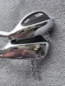 New Demo Tour Edge E725 Gap+Sand Wedge Set Midsize Grips +1/2” Stiff Shafts - Picture 1 of 8