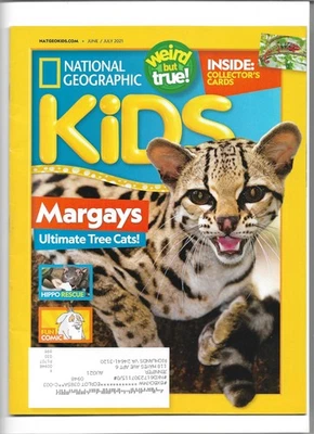 National Geographic Kids Magazine June / July 2021 - Inside: Collector's Cards - Image 1 of 2