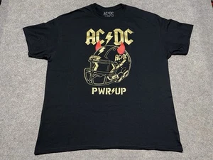 AC/DC 2025 North American Tour Pwr Up Helmet Horns NEW Concert Tour Shirt w/Bag - Picture 1 of 12