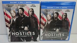 Hostiles (Blu-ray + DVD, 2017, Slipcover) NEW, SEALED, Christian Bale, Wes Studi - Picture 1 of 8