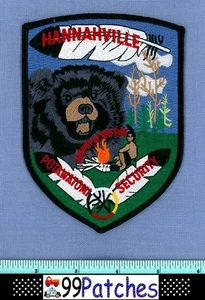 HANNAHVILLE POTAWATOMI SECURITY MICHIGAN toppa polizia tribale indiana ORSO 3E - Foto 1 di 1