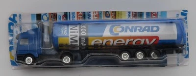 GRELL HO 1/87 CAMION CITERNE TANKER TRAILER MB MERCEDES ACTROS CONRAD ENERGY - Photo 1/4