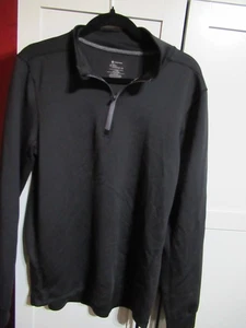 Member's Mark, Chaqueta Para Hombre Pequeña Tech Tejida Cuarto Cremallera, Negra - Imagen 1 de 5