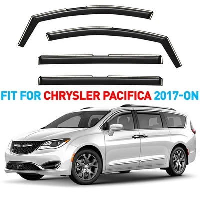 Rain Guards Vent Visors Shade for 2017-2026 Chrysler Pacifica - Изображение 1 из 4