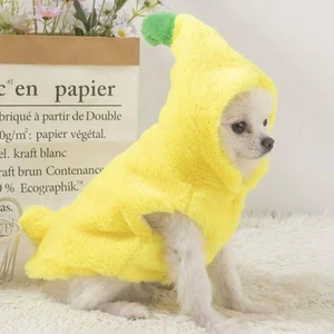 Pet Clothes, Banana Transformation Clothes, Autumn Winter Pet And Clothes, N5S6 - Picture 1 of 12
