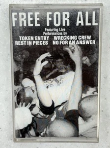 Free For All Hardcore cassette NYHC Token Entry No For An Answer Wrecking Crew - Picture 1 of 6