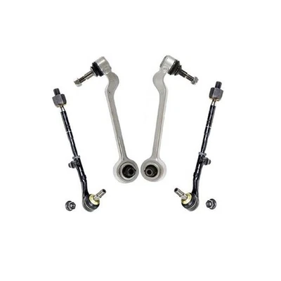 Front Lower Rearward Control Arms & Tie Rods For 2008 2009 2013 BMW 128i 135i - Image 1 of 4