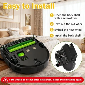 Replacement Left & Right Drive Wheel Assembly Module Compatible With iRobot Room - Picture 1 of 7