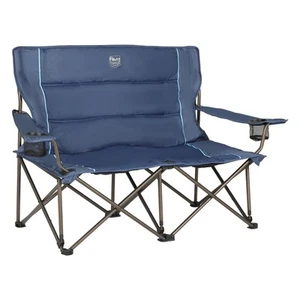 2 Person Folding Loveseat Comfortable Double Foldable Camping Chair Folding L... - Picture 1 of 8