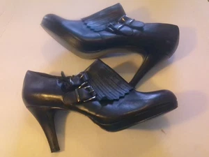 Stivaletti · Anne Klein - STIVALE MODA 8M NERO PELLE-ZIP LATERALE tacco 3 pollici - Foto 1 di 6