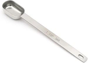 1PCS 1Tsp (1/3Tbsp, 5Ml) Single Measuring Spoon, Stainless Steel Long Handle Ind - Picture 1 of 12