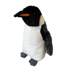 Ganz Penguin Plush Stuffed Toys Animal White And Gray Embroidered Logo - Picture 1 of 10