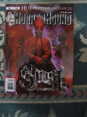 Horror Hound # 105  OUT OF PRINT  Ghost, Re-Animator & Megan 2.0 NEW - Image 1 of 2