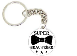 Schlüsselanhänger Abzeichen super schöner Bruder Knoten Geschenkidee personalisiert  - Bild 1 von 1