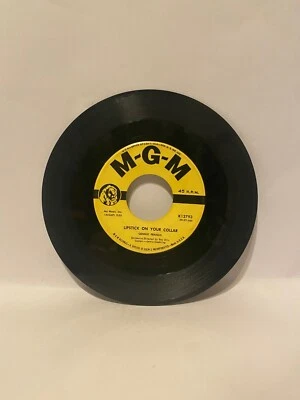 CONNIE FRANCIS: Lipstick on Your Collar / Frankie 7" Vinyl 45rpm 1959 MGM K12793 - Image 1 of 4