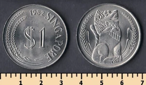 Singapore 1 dollar 1982 - Picture 1 of 1