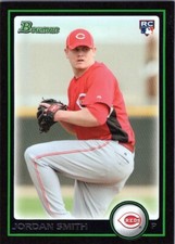 2010 Bowman Draft #BDP68 Jordan Smith RC Cincinnati Reds