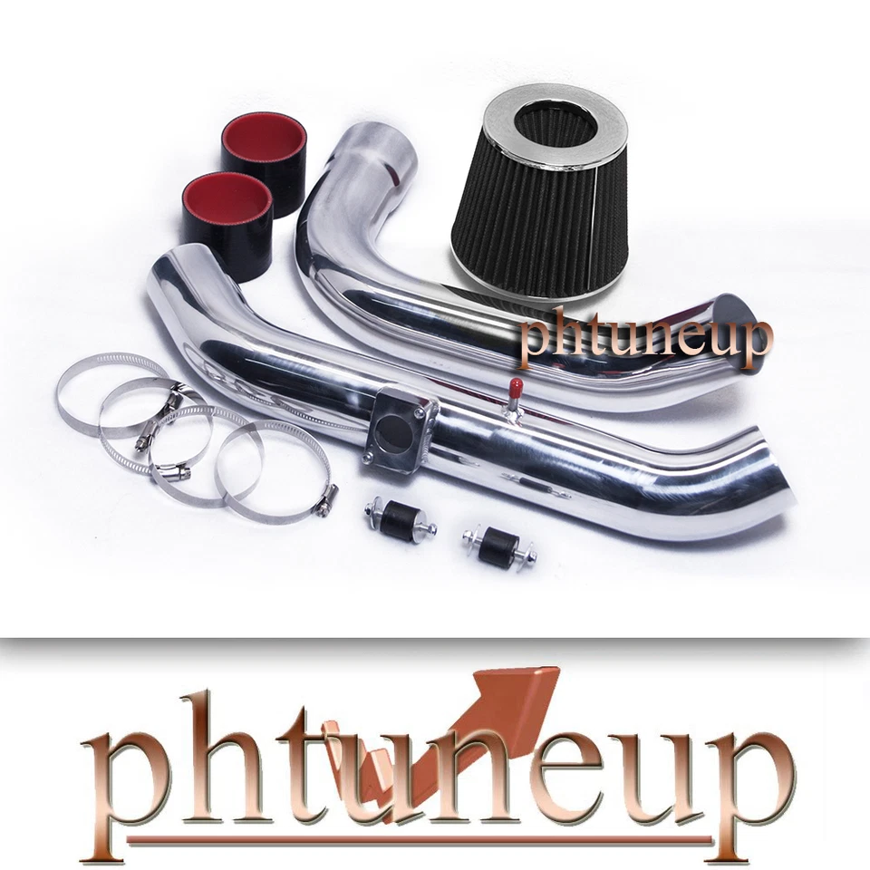 KIT SISTEMA ADMISIÓN AIRE FRÍO MITSUBISHI ECLIPSE 2.4 2.4L NEGRO AJUSTE 2006-2011 Foto 1 de 1