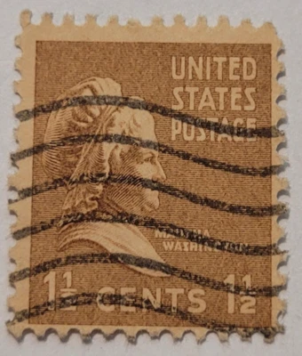 Estampilla de franqueo de Estados Unidos ~ Martha Washington ~ 11/2¢ ~ X21 Foto 1 de 4