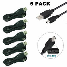 5x USB Charger Data Cable Lead for Car Dash Cam Camera Snooper DVR-4HD DVR-WF1