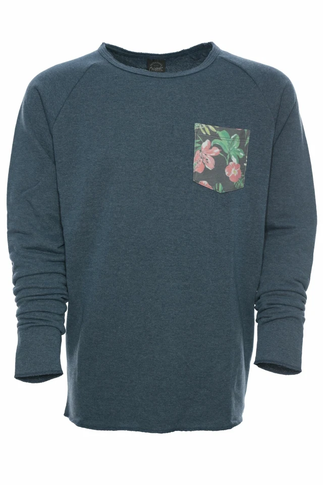 Jack & Jones Jorsette Sudadera Para Hombre Cuello Redondo Azul Talla M XL - Imagen 1 de 1