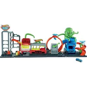 Ultimate Octopus Car Wash Playset W/ One Toy Car Matchbox Hotwheels Diecast Gift - Picture 1 of 5