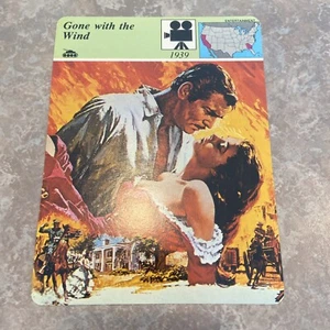 Tarjeta Panariz Lo que el viento se llevó 1979 Entertainment Story of America envío gratuito - Imagen 1 de 2