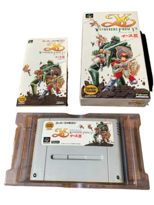 YS Ⅲ 3 RPG &  Action Tested Super Famicom SFC SNES Nintendo  - Image 1 of 4