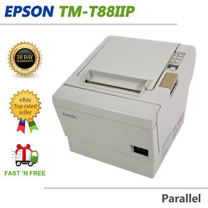 Epson TM-T88IIP M129B POS Compact Thermal Receipt Printer Parallel White