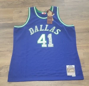 Mitchell And Ness Dirk Nowitzki 98-99 Hardwood Classic Vintage Jersey Mens Sz... - Picture 1 of 7