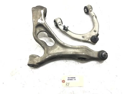 2011-2016 PORSCHE CAYENNE S RIGHT PASSENGER FRONT CONTROL ARM X2 OEM. - Image 1 of 4