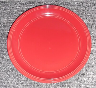 VGUC Mainstays Stoneware 10 inch Dinner Plate - Red Sedona (Rainforest) - Image 1 of 2