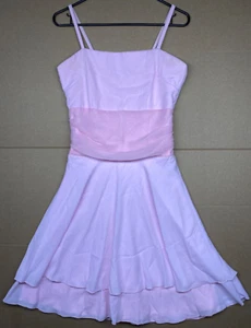 Vintage Stitch In Time Women’s Pink Knee High Dress Sleeveless Custom Skirt - Picture 1 of 12