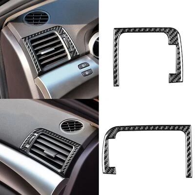 2x Carbon Fiber Interior Side Air Vent Outlet Cover Trim For ACURA TL 2009-2014 - Image 1 of 4