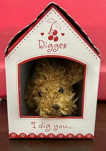 Hallmark Bunnies By The Bay DIGGER I DIG YOU cucciolo in casa regalo 2002 NUOVO - Foto 1 di 7