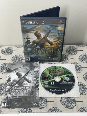 Medal of Honor Rising Sun (Sony PlayStation 2) CIB W/Manual - Tested - Image 1 of 4