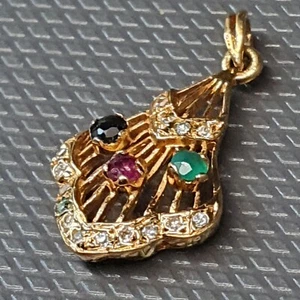 Bijou - Beau pendentif plaqué or #37 - Foto 1 di 8
