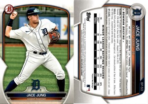 JACE JUNG 2023 Bowman Baseball Card BP-53  Tigers