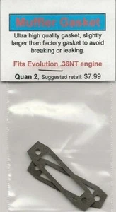 Evolution .36NT Exhaust/Muffler Gasket 2 Pack NIP - Picture 1 of 1