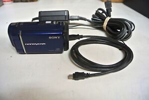 SONY DCR-SX41 8GB DIGITAL HANDYCAM CAMCORDER 60x ZOOM BLUE W/CABLES