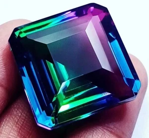Fantastic Tourmaline Asscher Cut 73-74 Ct Natural EGL Certified Loose Gemstone - Picture 1 of 6