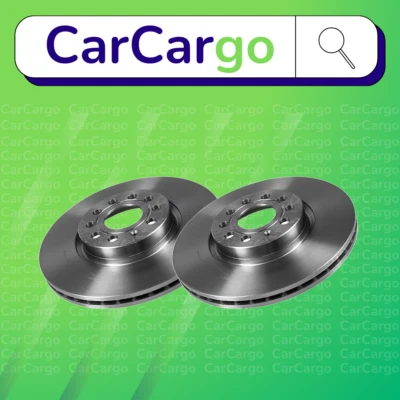 Premium Vented Front Brake Discs Pair VW Jetta 2.0 TFSI 2010-2014 312 mm - Image 1 of 4